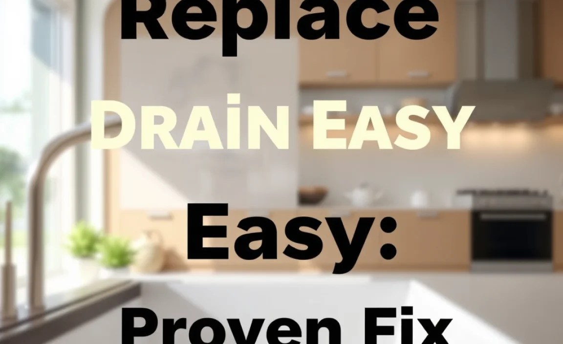 Replace Drain Easy: Proven Fix