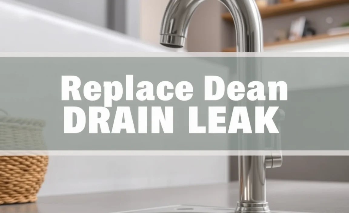 Replace Drain Leak: Proven, Essential Fix