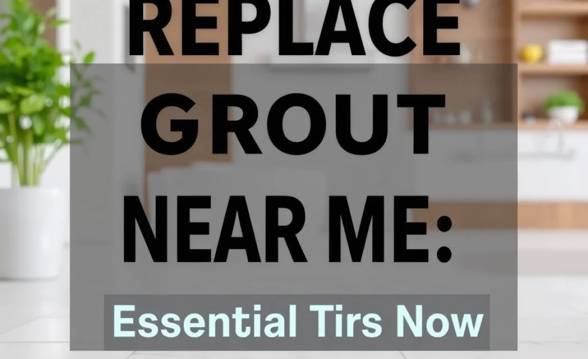 Replace Grout Near Me: Essential Tips Now