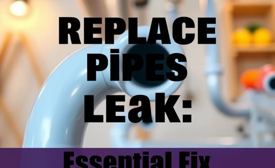 Replace Pipes Leak: Essential Fix