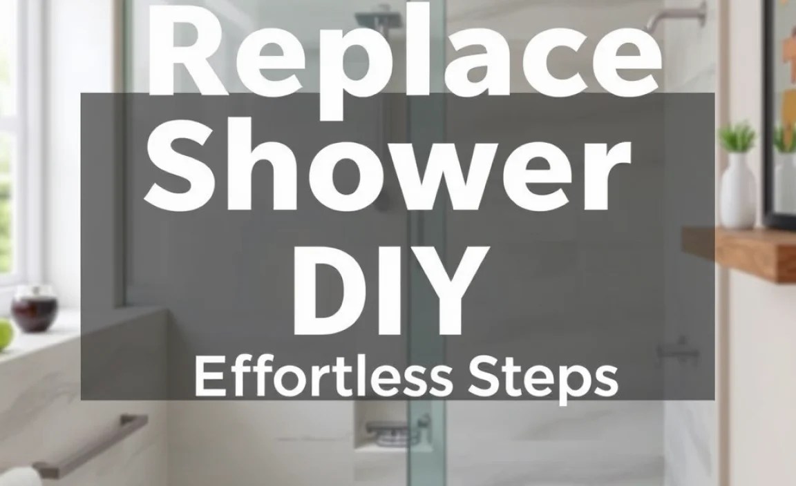 Replace Shower DIY: Effortless Steps