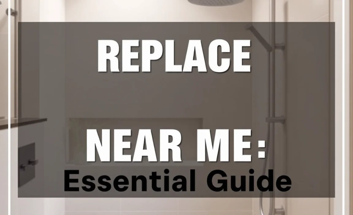 Replace Shower Near Me: Essential Guide