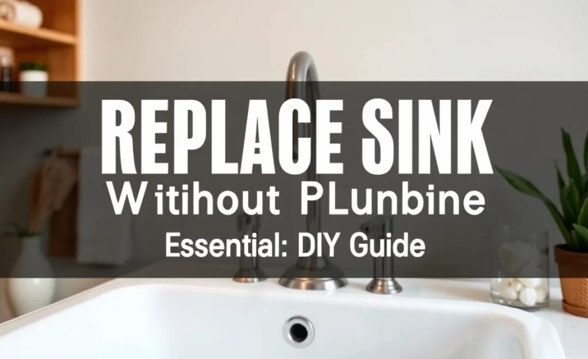 Replace Sink Without Plumber: Essential DIY Guide