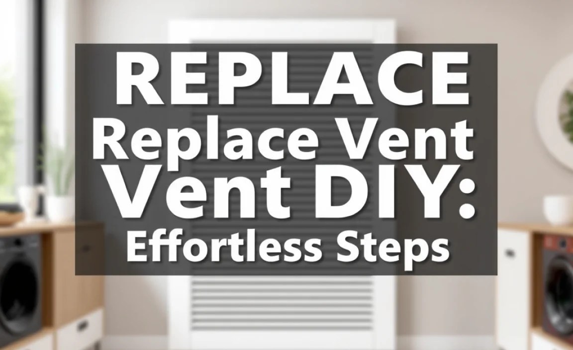 Replace Vent DIY: Effortless Steps