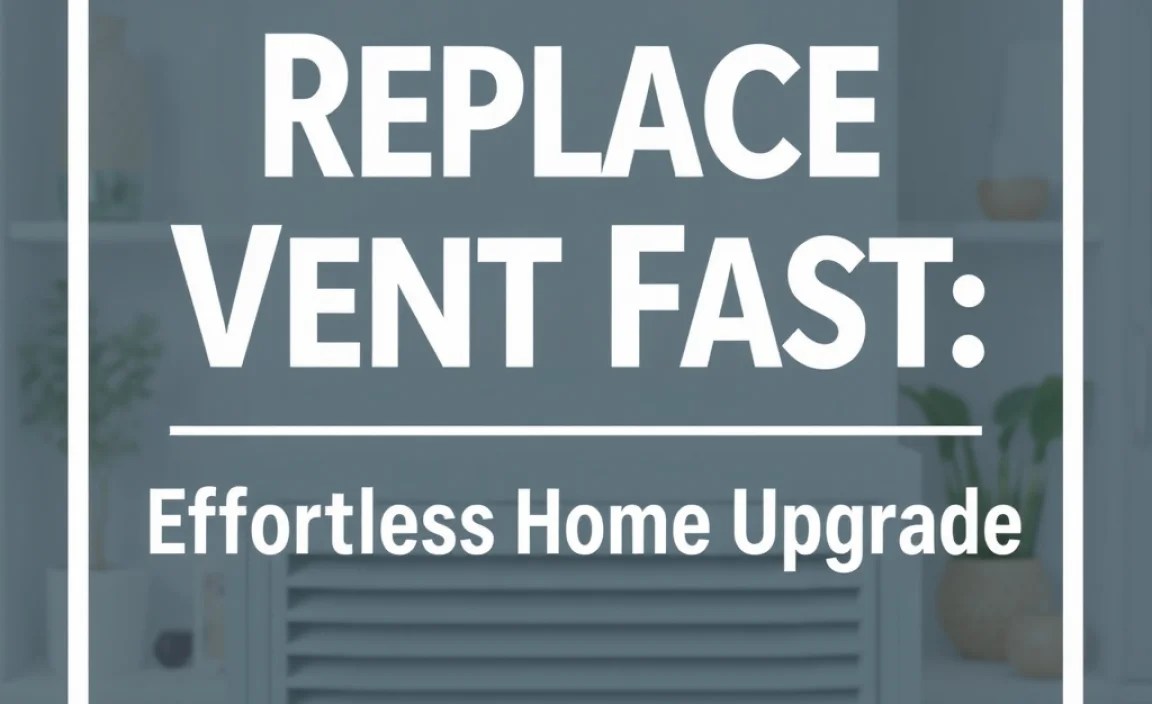 Replace Vent Fast: Effortless Home Upgrade