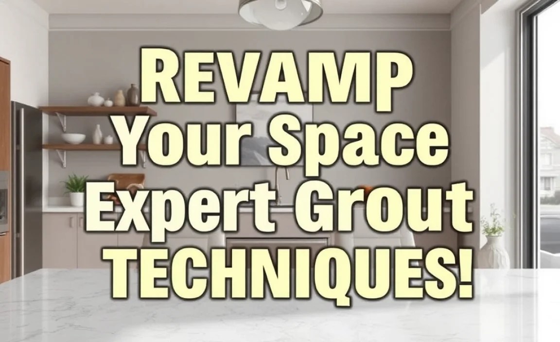 Revamp Your Space with Expert Grout Techniques!