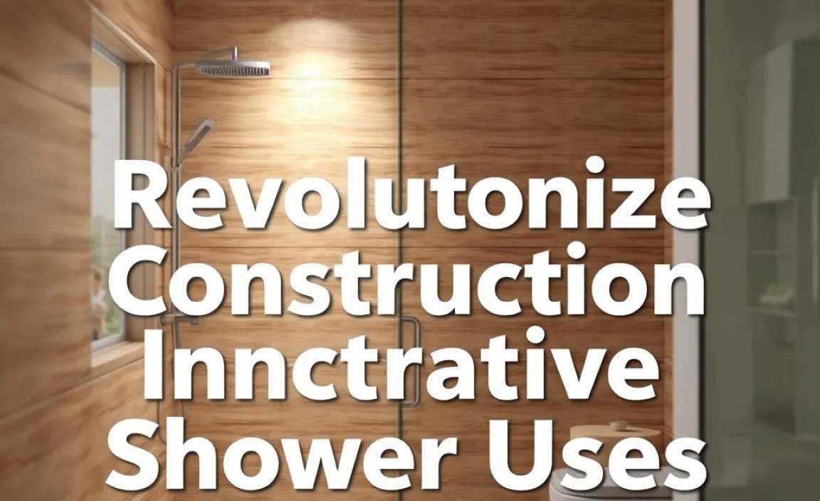 Revolutionize Construction: Innovative Shower Uses