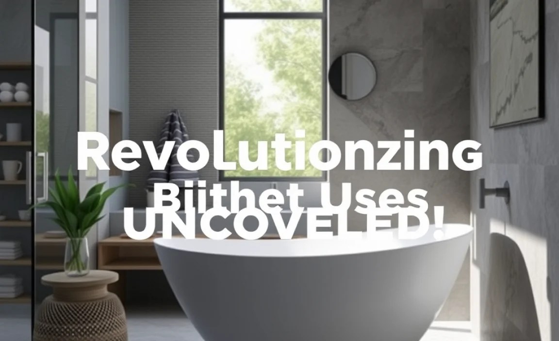 Revolutionizing Construction: Bidet Uses Uncovered!