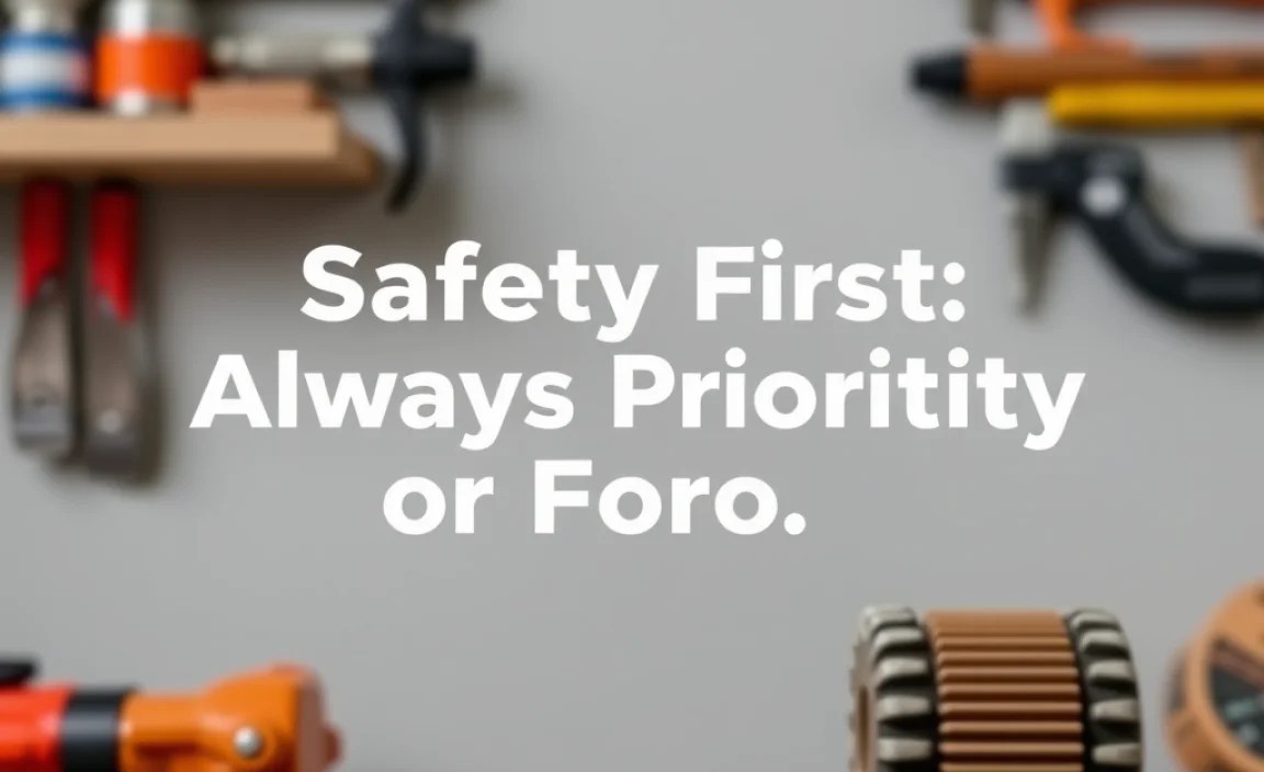 Safety First: Always Prioritize Safety