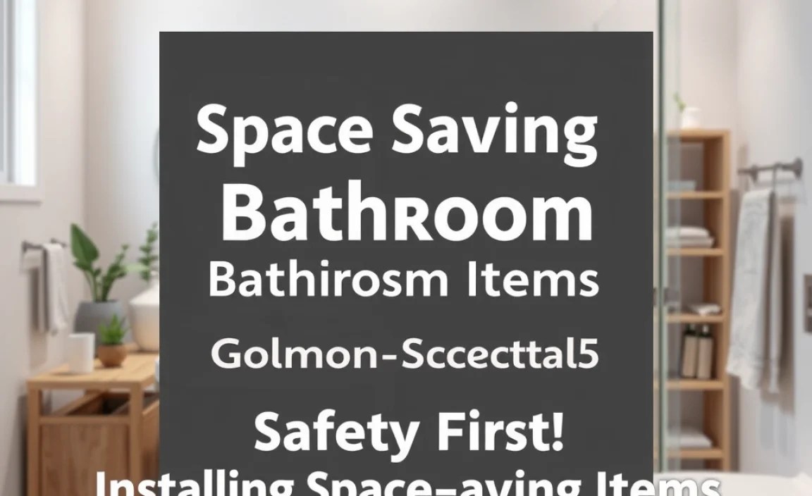 Safety First! Installing Space-Saving Items