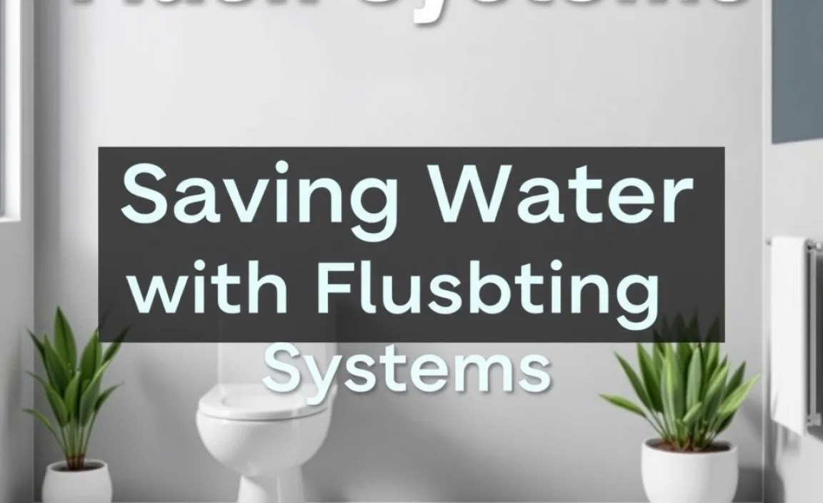 Saving Water with Flushing Systems