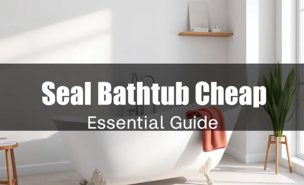Seal Bathtub Cheap: Essential Guide
