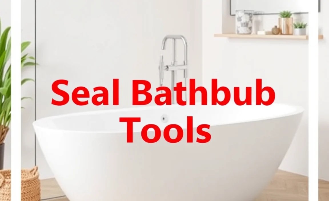Seal Bathtub Tools: Essential Guide