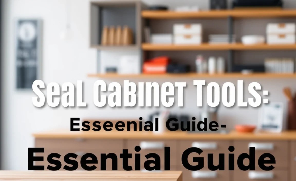 Seal Cabinet Tools: Essential Guide