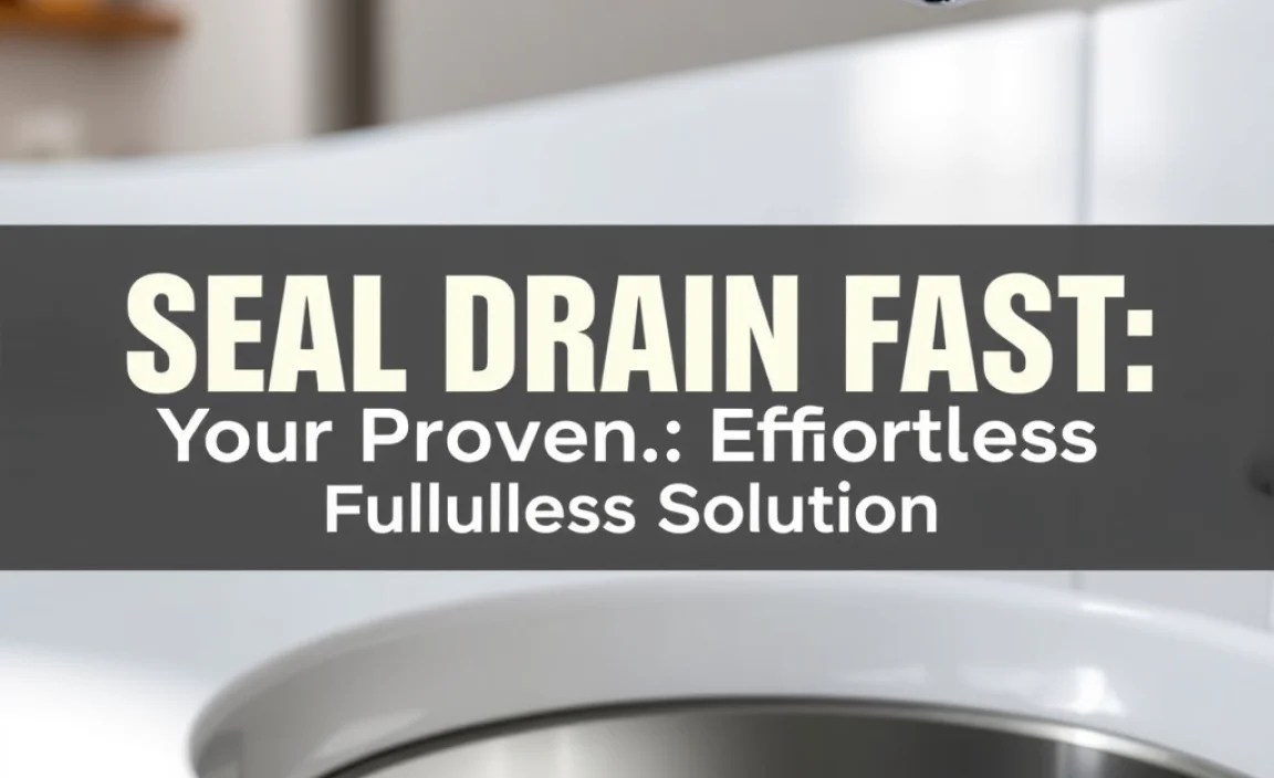 Seal Drain Fast: Your Proven, Effortless Solution