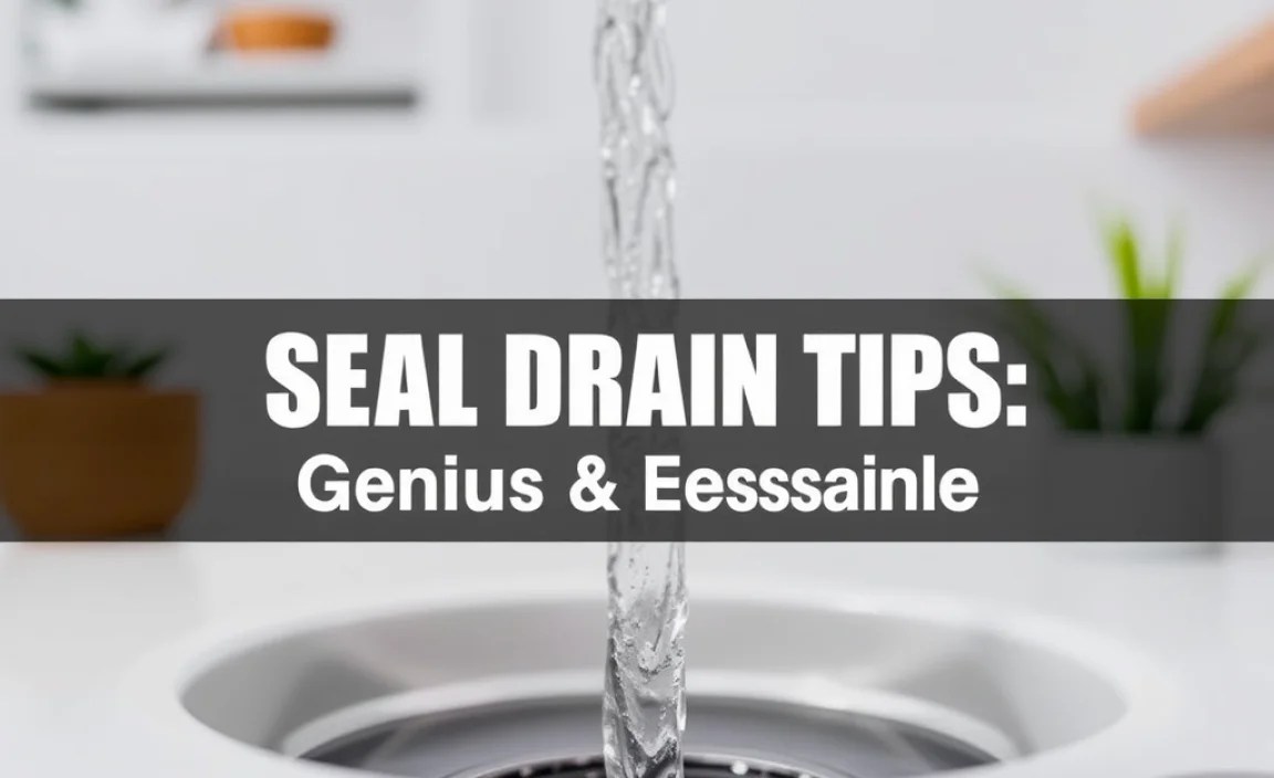 Seal Drain Tips: Genius & Essential Fixes