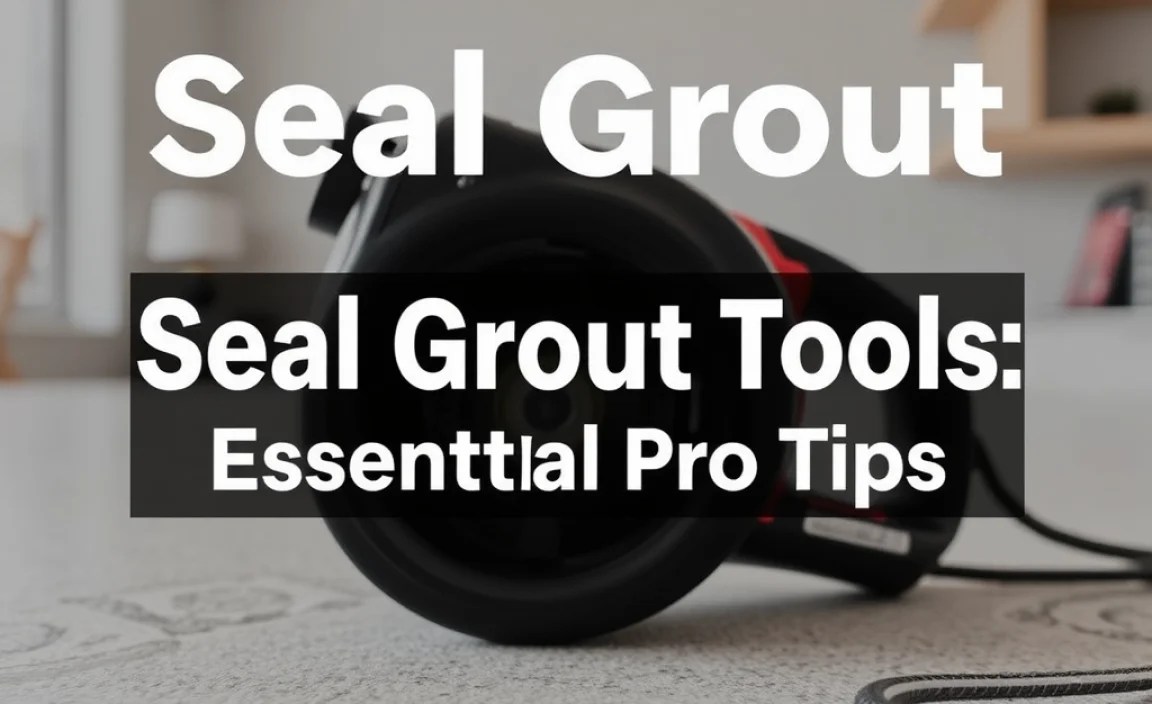 Seal Grout Tools: Essential Pro Tips