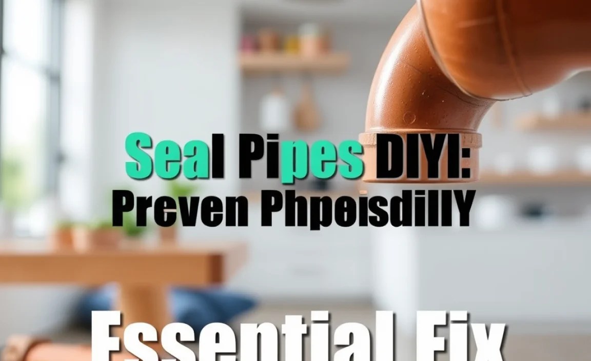 Seal Pipes DIY: Proven Essential Fix