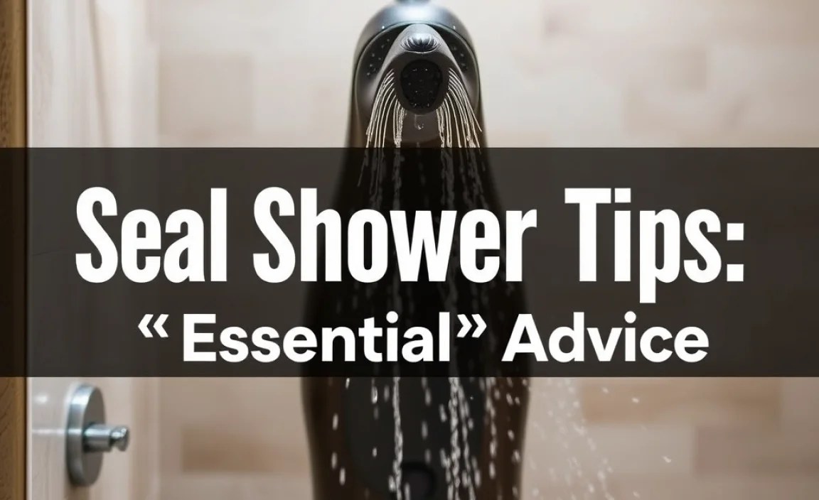 Seal Shower Tips: **Essential** Advice