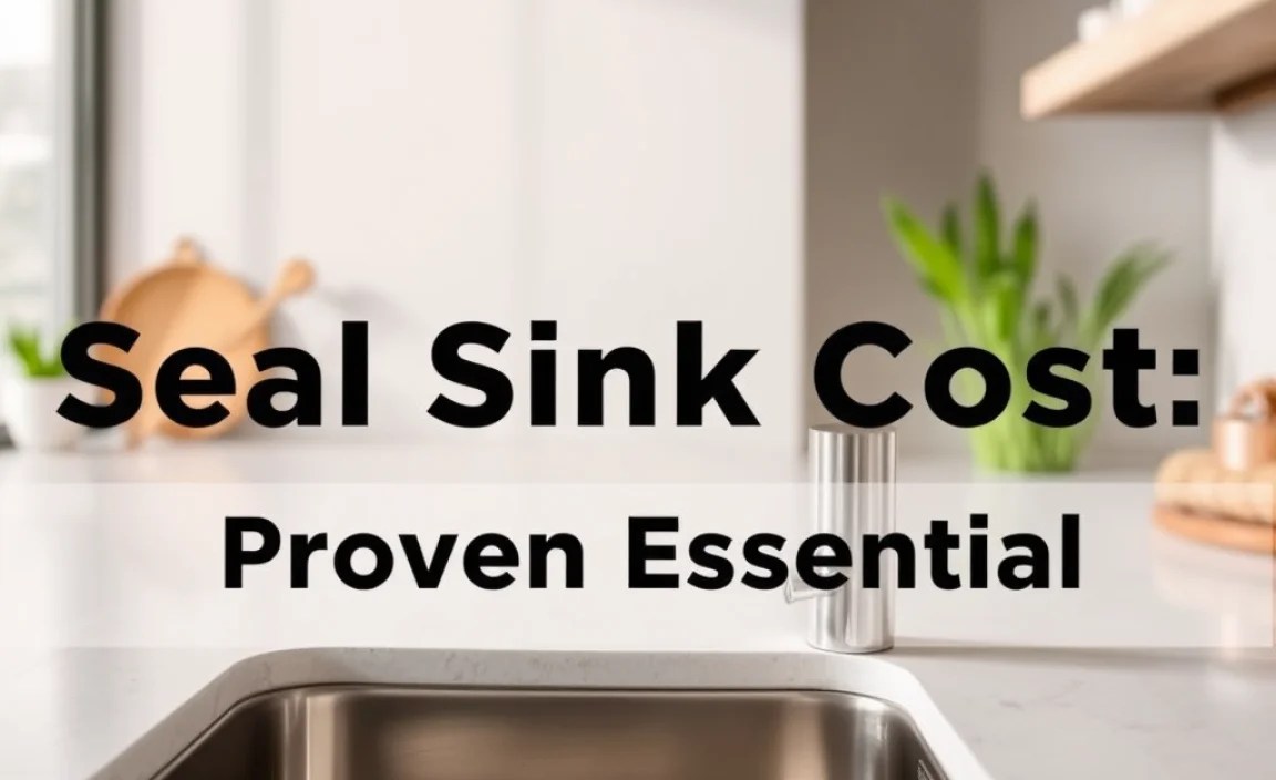 Seal Sink Cost: Proven Essential