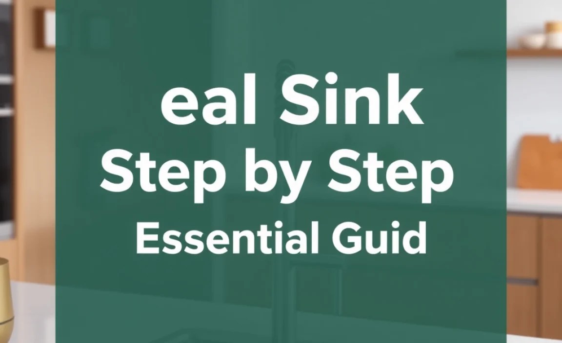 Seal Sink Step by Step: Essential Guide