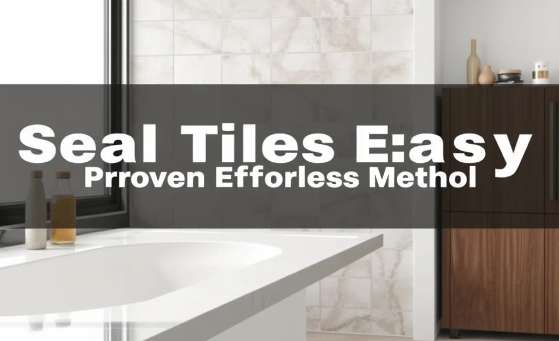 Seal Tiles Easy: Proven Effortless Method