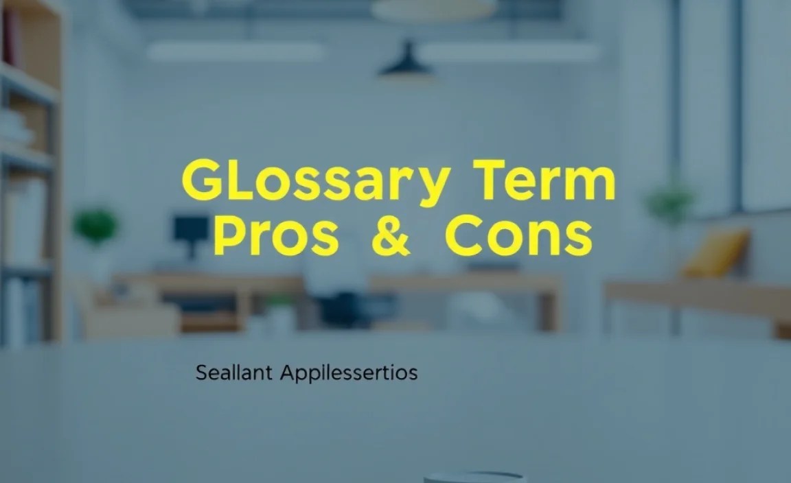 Sealant Application Comparison Table