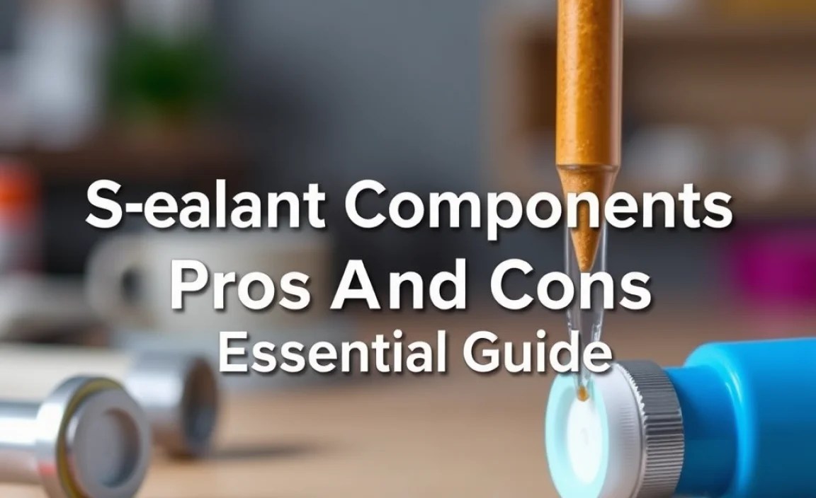 Sealant Components Pros And Cons: Essential Guide