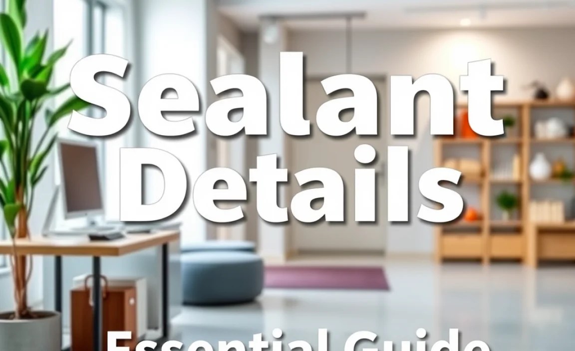 Sealant Details: Essential Guide