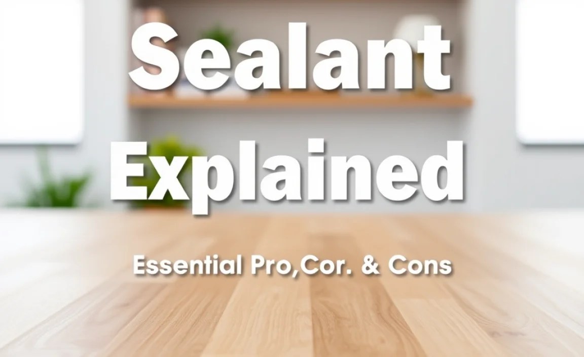 Sealant Explained: Essential Pros & Cons