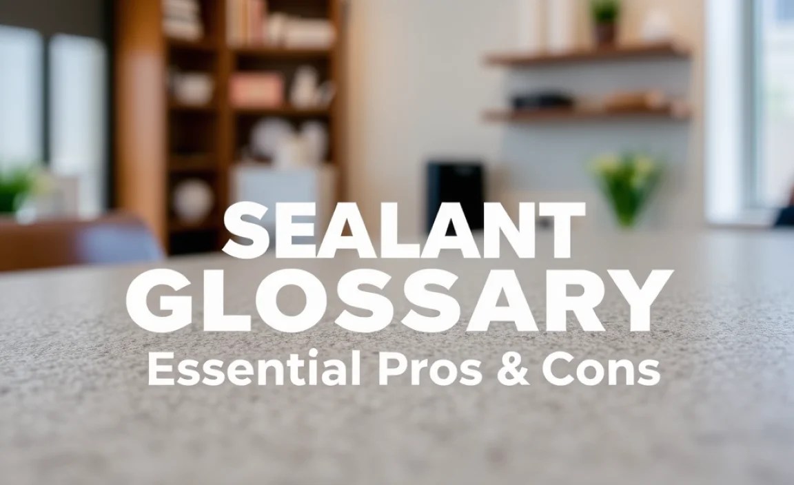 Sealant Glossary: Essential Pros & Cons