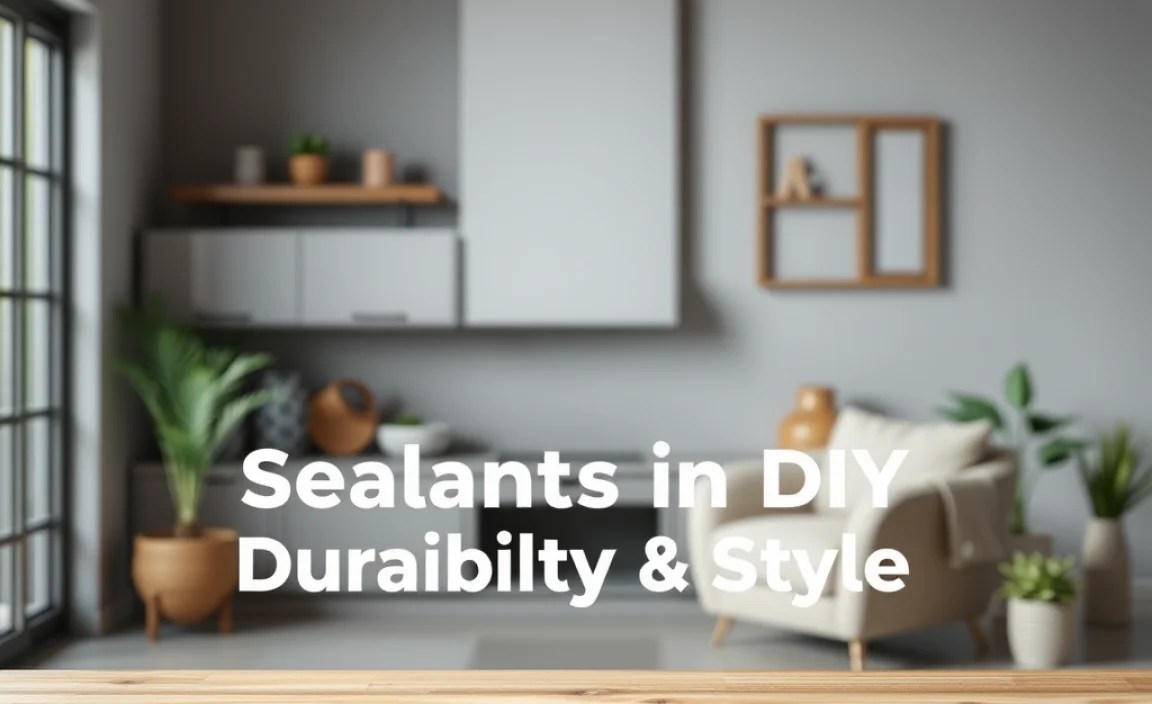Sealants in DIY Projects