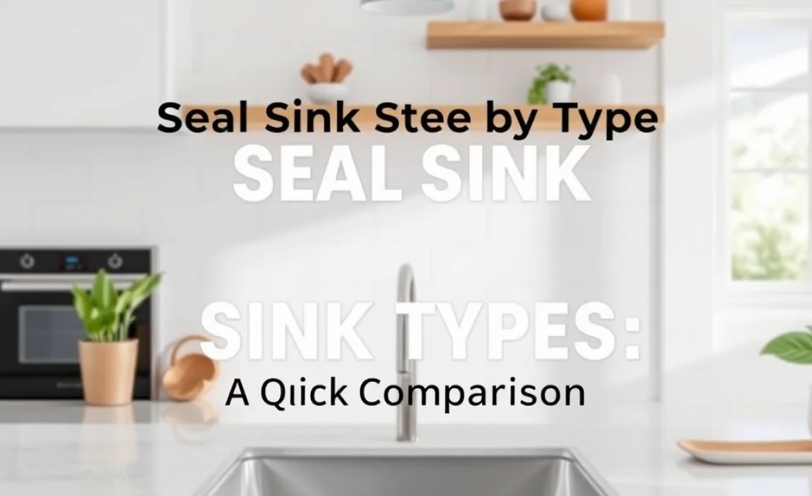 Sealing Different Sink Types: A Quick Comparison