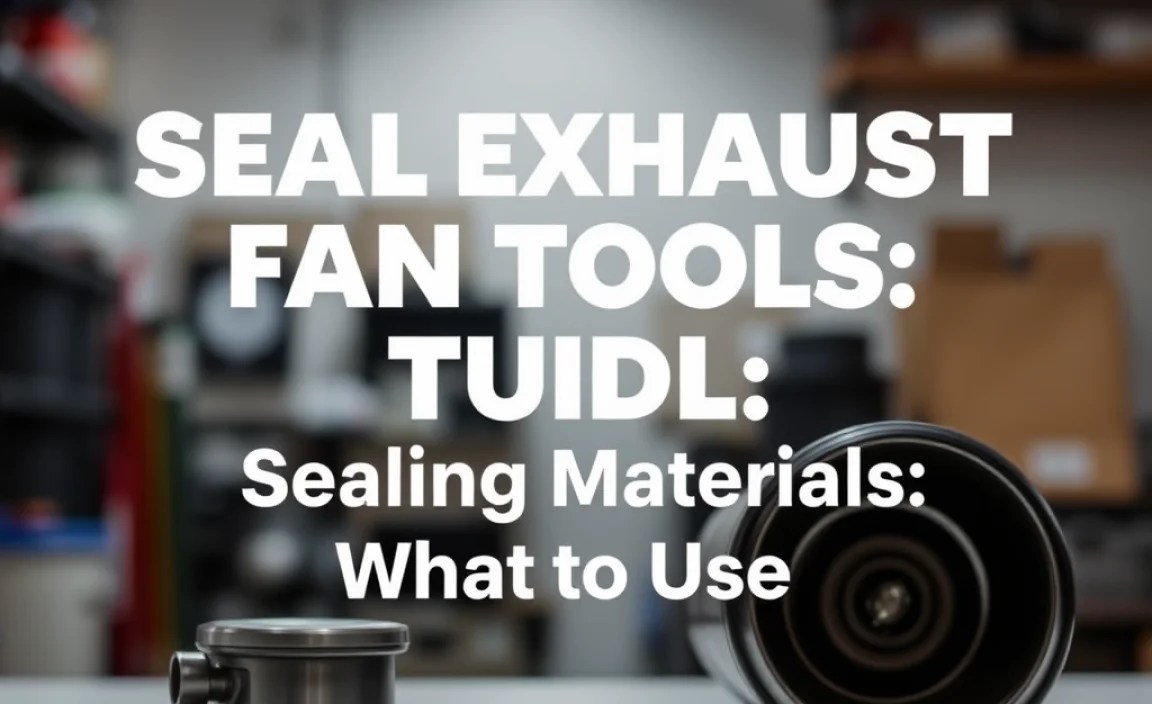 Sealing Materials: What to Use