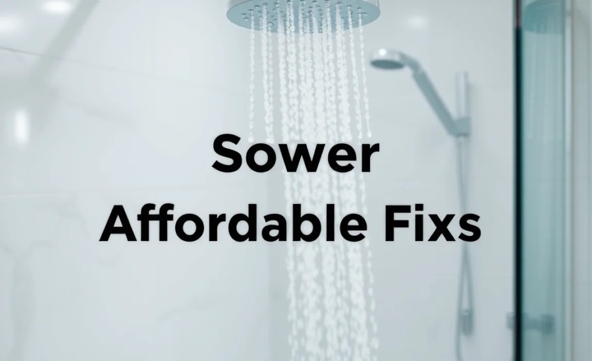 Shower Breakdown: Genius Affordable Fixes