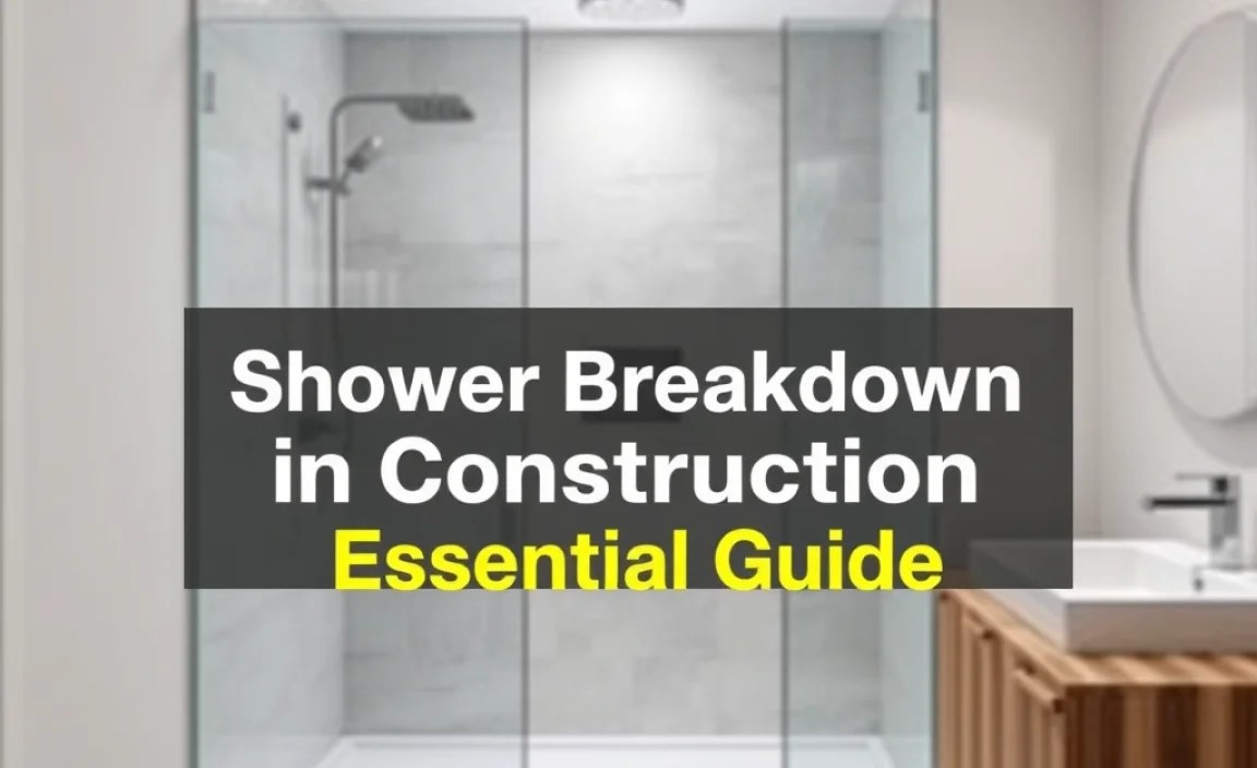 Shower Breakdown in Construction: Essential Guide