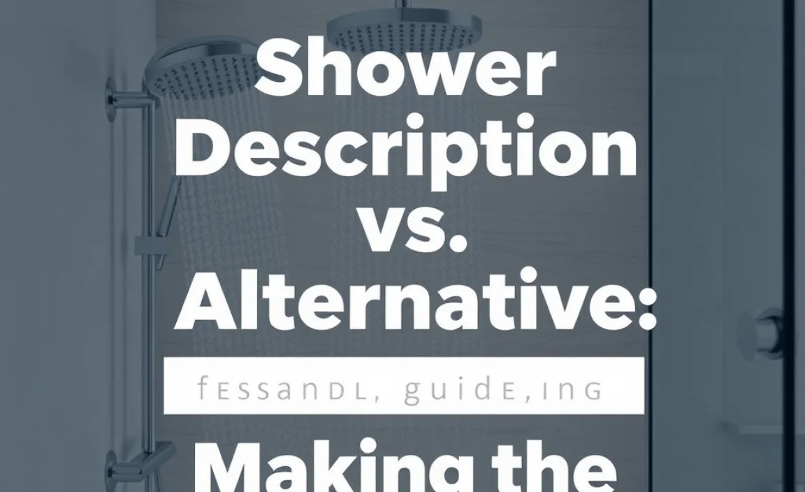 Shower Description vs. Alternative: Making the Choice