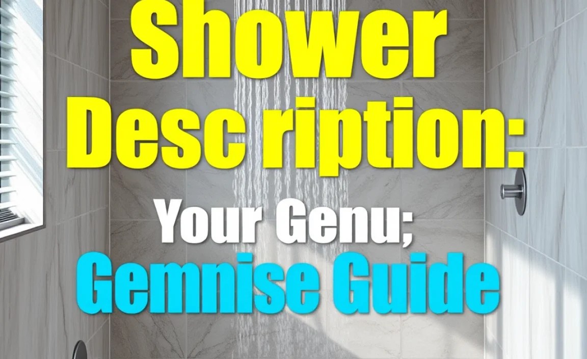 Shower Description: Your Genius Guide