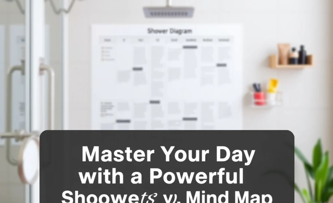Shower Diagram vs. Mind Map