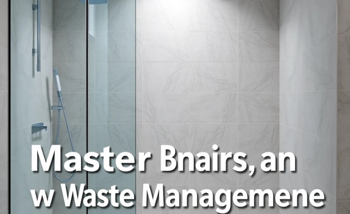 Shower Drains and Waste Management