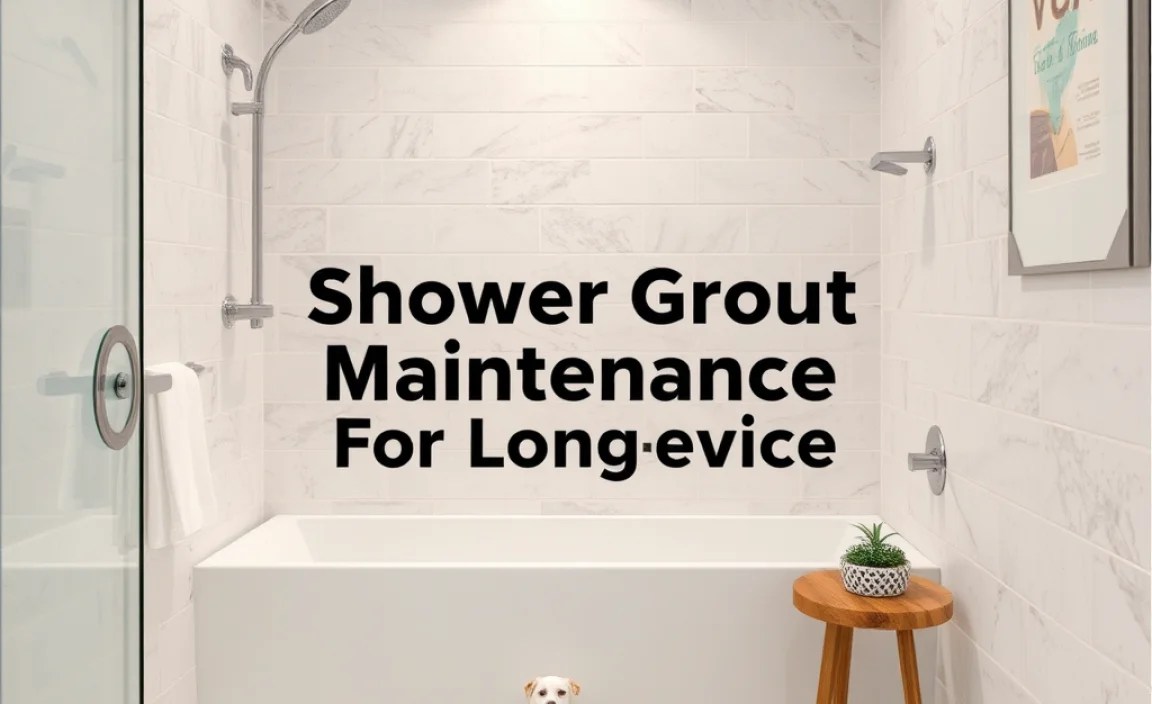 Shower Grout Maintenance