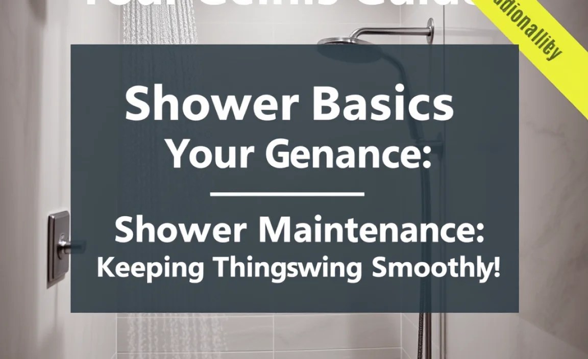 Shower Maintenance: Keeping Things Flowing Smoothly