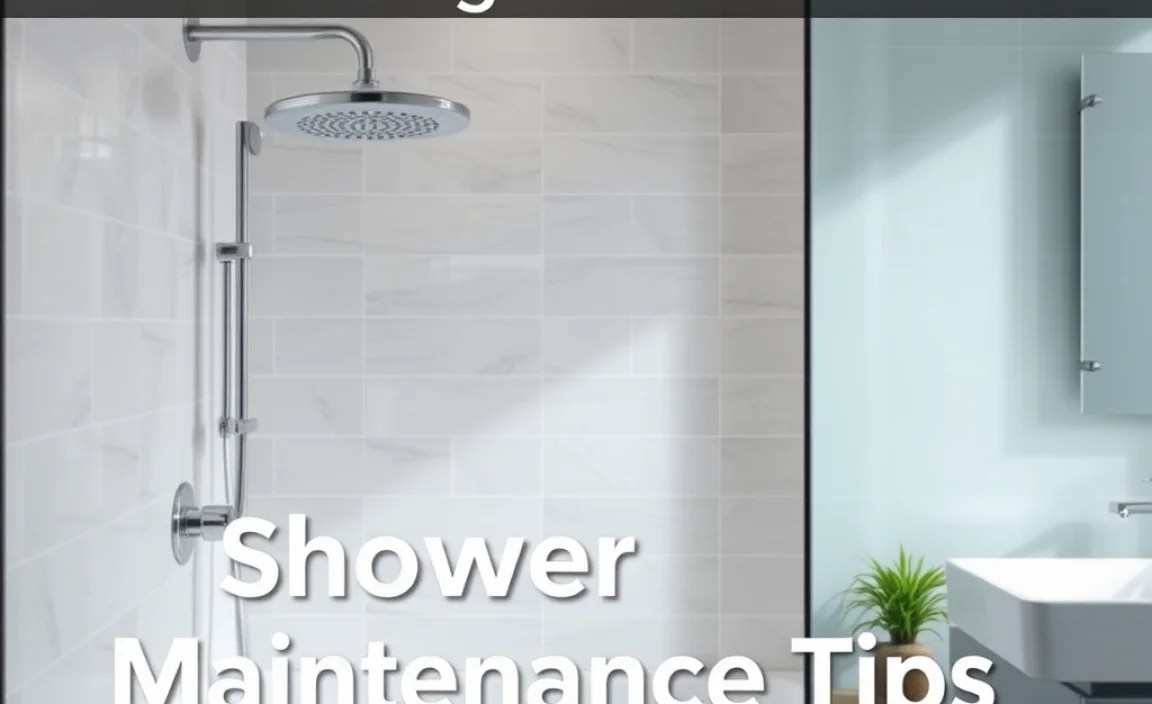 Shower Maintenance Tips