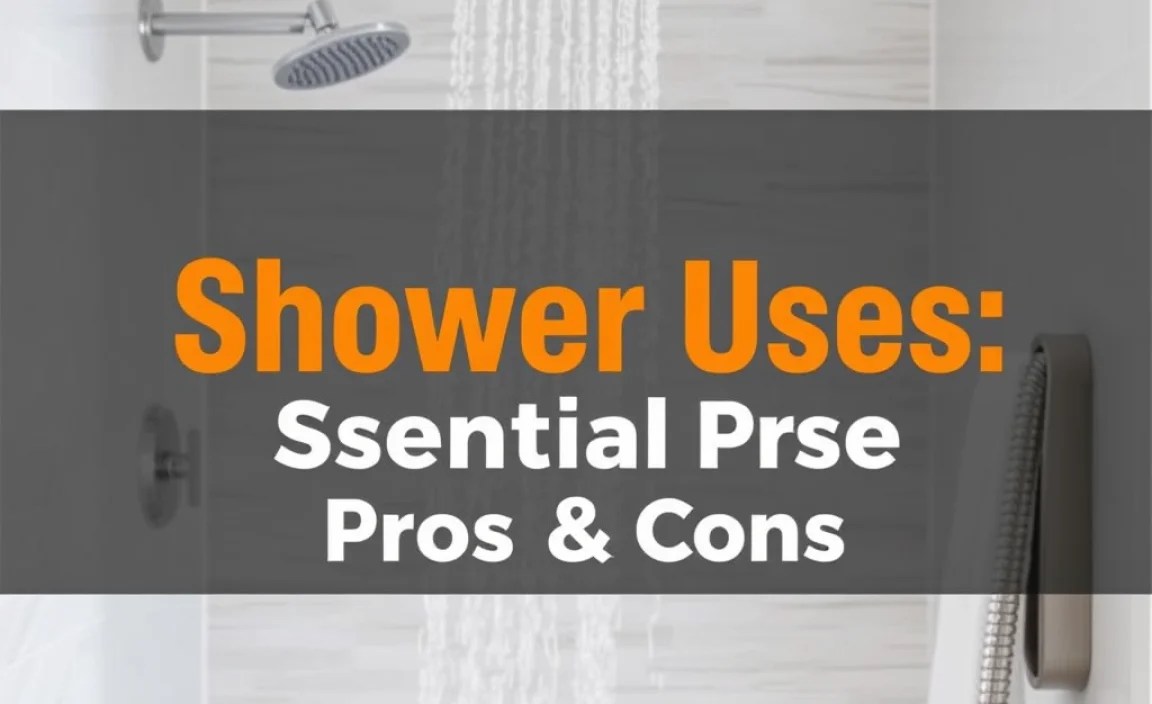 Shower Uses: Essential Pros & Cons