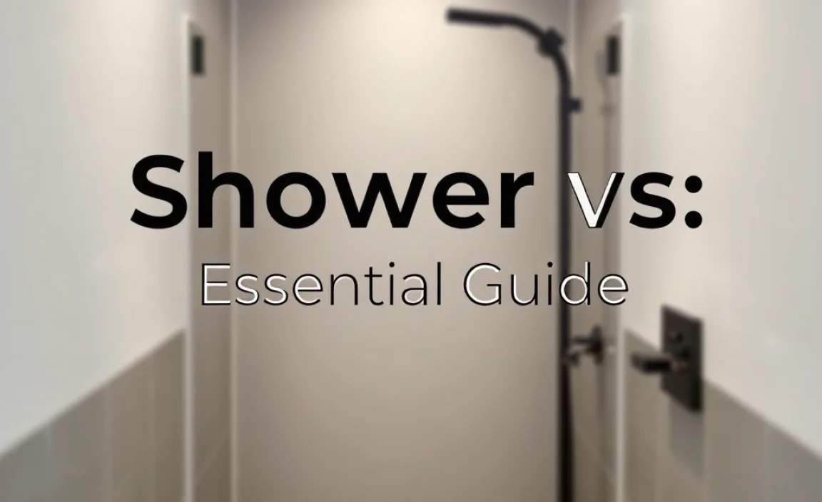 Shower vs: Essential Guide