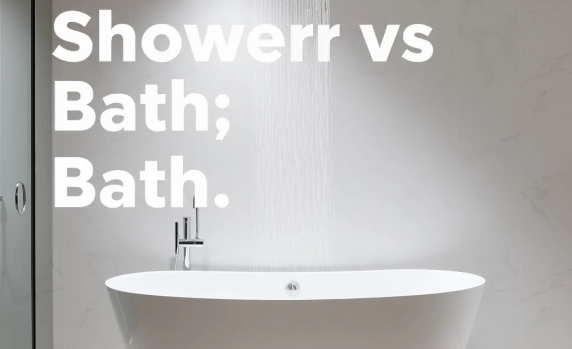 Showers vs Baths: A Comparison