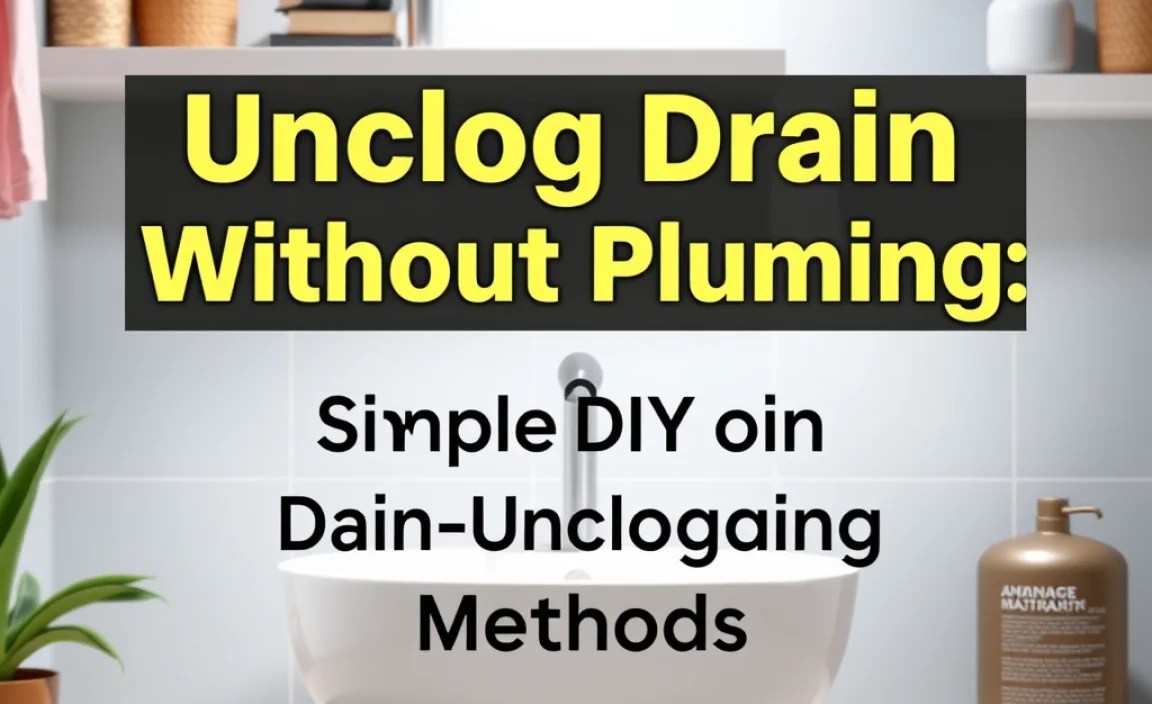 Simple DIY Drain-Unclogging Methods