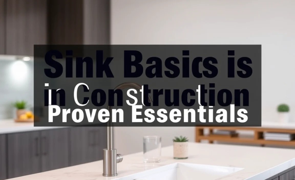Sink Basics in Construction: Proven Essentials
