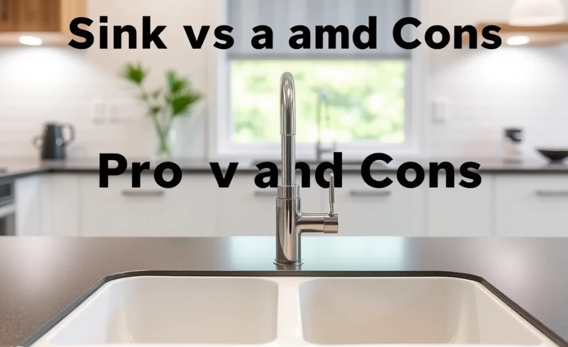 Sink Configurations: Single vs. Double Bowls