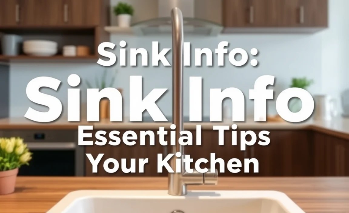 Sink Info: Essential Tips For Your Kitchen
